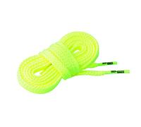 CORD ON - Lacets casual plats standard en polyester pour chaussures, bottes et sneakers. Pratiques et confortables - 1 paire (Jaune fluo, 90 cm)