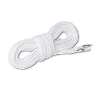 CORD ON - Lacets Plats Coton Blanc 140 cm Largeur 8 mm - 1 paire | Remplacement et compatible avec Nike, Converse, Vans... | Résistant et durable