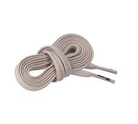 CORD ON - Lacets plats en coton ciré. Largeur 6 mm - 1 paire (Beige, 125 cm)