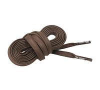 CORD ON - Lacets plats en coton ciré. Largeur 6 mm - 1 paire (Marron, 90 cm)