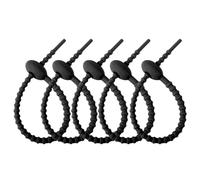 Cord Organizer Ties, Adjustable Cord Management Zip Ties, Silicone Bag Tie