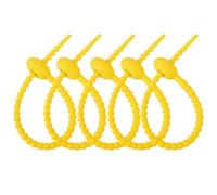 Cord Organizer Ties, Adjustable Cord Management Zip Ties, Silicone Bag Tie