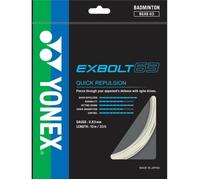 Cordage Badminton - YONEX - Bg Exbolt 63 - Blanc - Taille Unique - Haute Performance