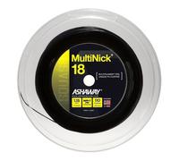 Cordage de raquettes de squash Ashaway Multinick 18 Black Rolle