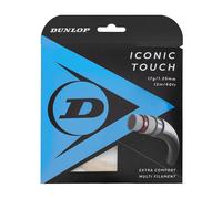 Cordage de tennis Dunlop Iconic Touch 17G Na 12 m Blanc 1,30 mm
