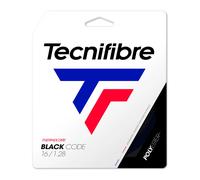 Cordage de tennis Tecnifibre Black Code 12 m Blanc 1,32 mm