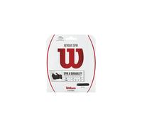 Cordage de tennis Wilson Revolve Spin 17 Noir 1,25 mm