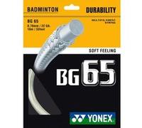 Cordage de tennis Yonex Bg 65 cordage bad blc Blanc taille : UNI réf : 0 Blanc G