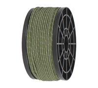 Cordage Tente Camping Cordon Utilitaire Léger | Hauban 50 m Pour Camping, Tente, Hamac, Corde À Linge, Randonnée, Pêche, Bateau, Outdoor, Activités Vert armée