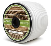 Cordamarket 10mm Élastique Mixte, Blanche, 25mts