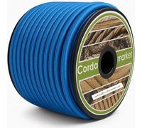 Cordamarket 10mm Élastique Mixte, Bleu, 25mts