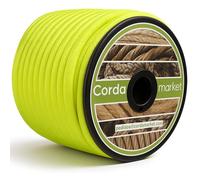 Cordamarket 10mm Élastique Mixte, Jaune Fluo, 25mts