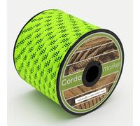 Cordamarket 10 mm Corde drisse Mixte, Vert Fluo, 25mts