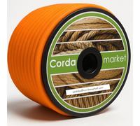 Cordamarket 10mm Élastique Mixte, Orange Fluo, 25mts