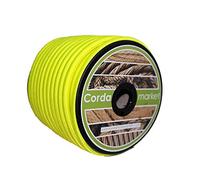 Cordamarket 10mm Élastique Mixte, Jaune Fluo, 25mts