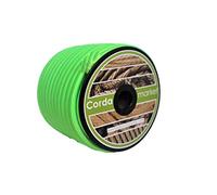 Cordamarket 10mm Élastique Mixte, Vert Fluo, 25mts