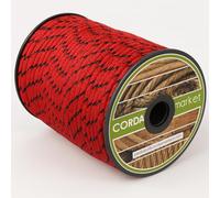 CORDAMARKET 8 mm Corde drisse, Adulte, Unisexe, Rouge, 50 m
