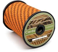 CORDAMARKET 8 mm Corde drisse Mixte Adulte, Orange Fluor, 50 m