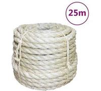 Corde 100 % sisal 14 mm 25 m Beige G
