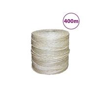 vidaXL Corde torsadée 100% sisal 3 mm 400 m