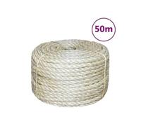 Corde 100% Sisal 6 mm 250 m Cordage Torsadée Corde de Chanvre Ficelle vidaXL