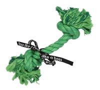 Corde 2 noeuds pour chien Ebi Do you even floss dawg Vert 40x10x7,5 cm