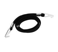 Corde à Bagage pour Vélo Bande Vélo Élastique Étirable Tendeurs Portable Tendeur de Sangles de Vélo avec Crochet en Alliage d'Aluminium (Noir)