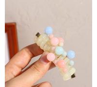 Corde à cheveux élastique pour queue de cheval, élégante bande en caoutchouc, bandes extensibles, cordes à perles, accessoires pour cheveux