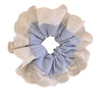 Corde À Cheveux Haute Élasticité Bordure En Dentelle Chouchou Queue De Cheval Grands Chouchous Ne Font Pas Mal Pour Les Filles Décors Attaches En Tissu Antidérapantes Cravate Colorée Pour Mince Long