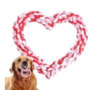 Corde À Corde Jouet De Chien, Jouet À Mâcher De Chien, Corde En Forme De Cœur Pour Mâcher Des Jouets, Jouet Chien Corde Coeur Interactif, Jouets Pour Animaux Compagnie Pour Petits Chiens Moyens