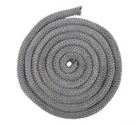 Corde à feu 8 mm x 4 m pour joint de poêle résistant à la chaleur pour poêles à bois - Cordon d'étanchéité en fibre de verre noir (16 mm x 3 m)