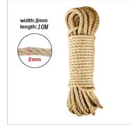 Corde À Gratter En Sisal Naturel Pour Chat,Griffe De Patte De Chat,Protecteur De Meubles,Tour D'arbre À Chat,Cadre D'escalade,Ulde Liaison Bricolage - Type 8mm-Jute(10m) #A