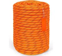 Corde à grimper dans les arbres pour arboristes - double tressage - 12 mm x 67 m - polyester - durable et robuste - idéale pour l'entretien des arbres et les travaux d'escalade