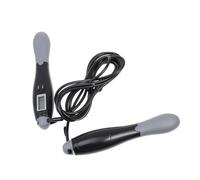 Corde à Intelligente à Comptage Électronique, Légère, Portable, Noire | Câble en Acier et Plastique, Usage Exercice Extérieur, pour Garçon et Filles et Adultes, Accessoire Fitness