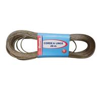 Corde à linge 20 m en acier plastifié