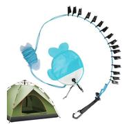 Corde à linge coupe-vent portable réglable séchage coupe-vent réglable | Corde à linge pour camping-car, voyage, jardin, bateau, plage, intérieur, coupe-vent, réglable, séchage à linge