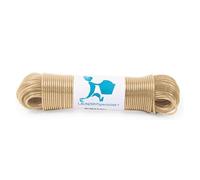 Corde à linge de 50 mètres avec noyau en acier - MADE IN HOLLAND - résistante aux intempéries et extra longue - pour la maison et le camping - extra solide - différentes couleurs - LaundrySpecialist