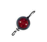 Corde à Linge Étendoir à Linge rétractable de 10 m, Portable, Coupe-Vent, for Le Camping et la Maison(Red)