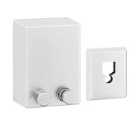 Corde à Linge Rétractable, 4,2m Fil Linge de Séchage Acier Anti-affaissement Ligne Lavage Murale à Enrouleur Robuste 40kg pour Suspendre Le Séchage du Linge de Salle de Bain