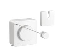 Corde à Linge Rétractable Anti-Affaissement 4m-Verrou Tension 18kg