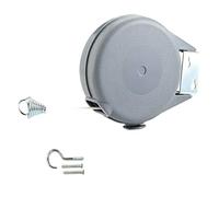 Corde à linge rétractable ， Corde à linge rétractable, support mural for vêtements d'intérieur et d'extérieur, séchage robuste du(12 meters)