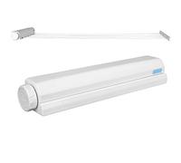 Corde à Linge Rétractable, étendoir à Linge avec Mécanisme Verrouillable, capacité de de 8 Kg, Corde à Linge pour Une Utilisation Intérieure et Extérieure (Cinq Cordes)