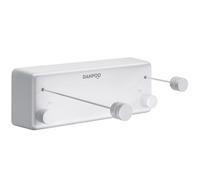 Corde à Linge rétractable | Ligne à Linge très résistante pour l'intérieur et l'extérieur | Ligne à Linge Murale en Acier Inoxydable | Étendoir à Linge rétractable à Suspendre