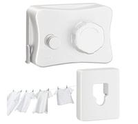 Corde À Linge Rétractable - Ligne de Séchage Murale pour Balcon - Corde À Linge Robuste pour Balcon pour Hôtel Camping-Car Dortoir Jardin Arrière Salle De Bain Salon Chambre