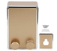 Corde à Linge Rétractable Or 4,2m, Fil en Acier Inoxydable pour Intérieur, Montage Mural Facile, Idéal pour Petits Espaces et Voyages