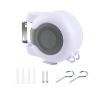 Corde à linge rétractable pour intérieur - 16,7 m - Fournitures de maison, cordes à vêtements d'extérieur, pour voyage, camping, camping-car, salle de croisière, douche, parapluie, jardin, balcon