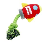 Corde à mâcher pour chien, jouets en corde pour grands chiens | Fusée jouet à mâcher pour remorqueur pour animaux de compagnie - Jouet interactif de remorqueur de corde à mâcher de chien grinçant de c