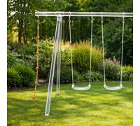 Corde à noeuds pour portique 3 m - 3,5 m beige TU