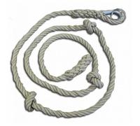 Corde à nœuds Softee 4 m - gris - TU - Escalade - Adulte - Homme