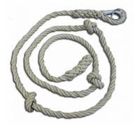 Corde à nœuds Softee 4 m Gris TU Unisex